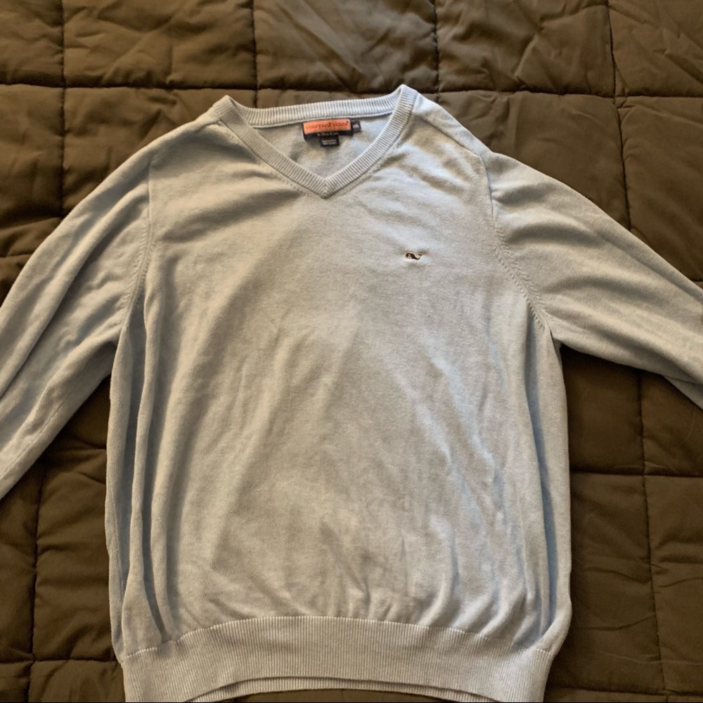 Light blue Cotton Sweater